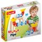 Quercetti: Migoga Pipe - 30pc Colorful Ball Marble Run Toy, Track & Path Building, Tube Connecting, Free Play Construction Playset, Toddlers & Kids 2+